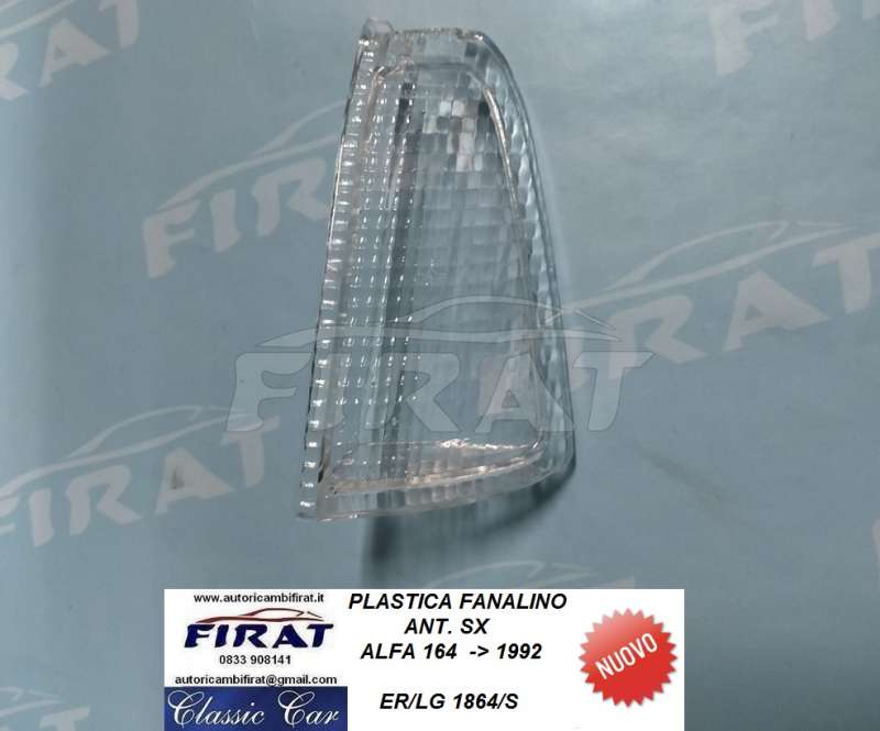 PLASTICA FANALINO ALFA 164 -92 ANT.SX